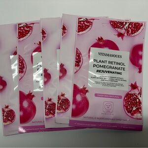 Vitamasques biodegradable Plant Retinol Pomegranate Mask Rejuvenating One
